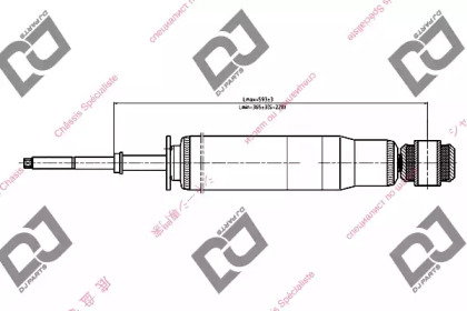 Амортизатор DJ PARTS DS1288GT